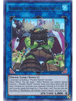 Blackbeard, the Plunder Patroll Captain - IGAS-EN089 - Ultra Rare