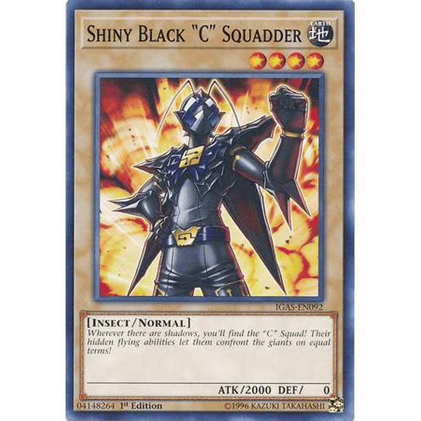 Shiny Black "C" Squadder - IGAS-EN092 - Common