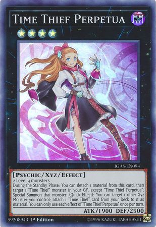 Time Thief Perpetua - IGAS-EN094 - Super Rare 1