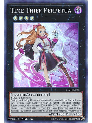 Time Thief Perpetua - IGAS-EN094 - Super Rare