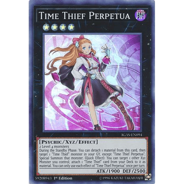 Time Thief Perpetua - IGAS-EN094 - Super Rare
