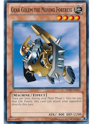 Gear Golem the Moving Fortress - SD10-EN010 - Common