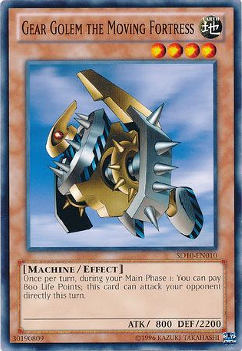 Gear Golem the Moving Fortress - SD10-EN010 - Common