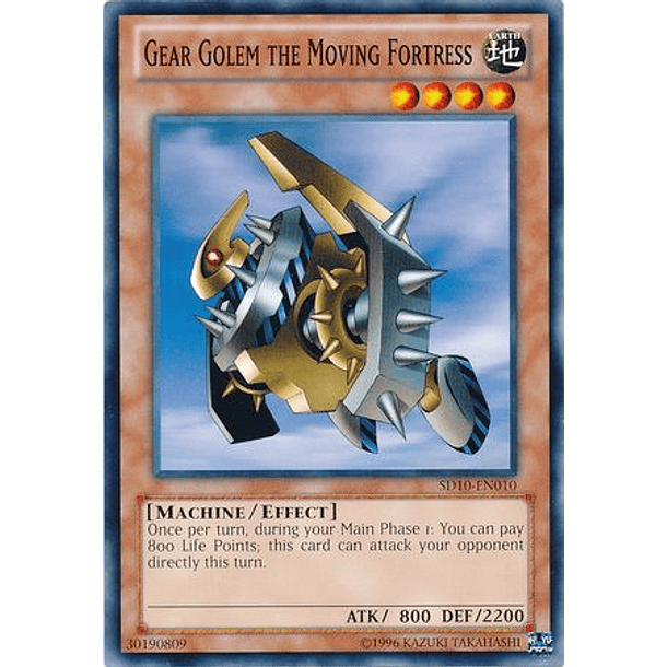 Gear Golem the Moving Fortress - SD10-EN010 - Common