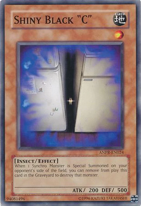 Shiny Black C - ANPR-EN024 - Common