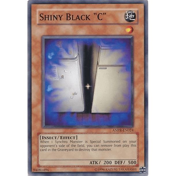 Shiny Black C - ANPR-EN024 - Common