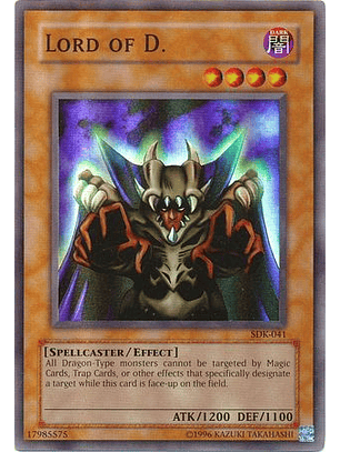 Lord of D. - SDK-041 - Super Rare (dañado)