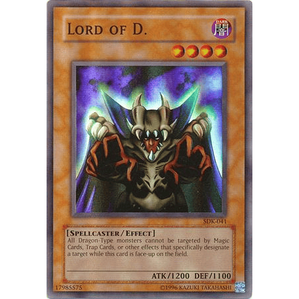 Lord of D. - SDK-041 - Super Rare (dañado)