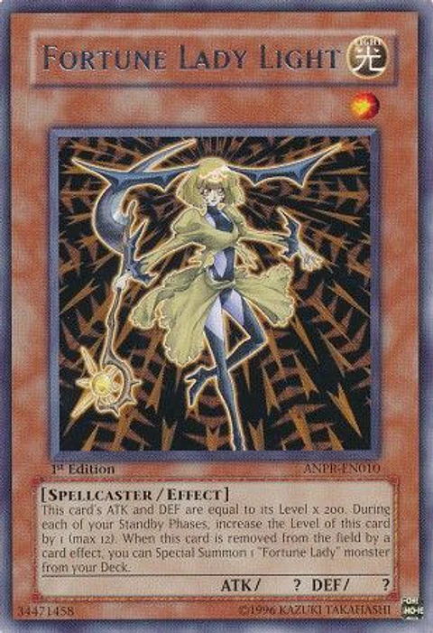Fortune Lady Light - ANPR-EN010 - Rare 1st Edition