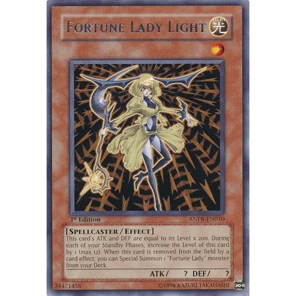Fortune Lady Light - ANPR-EN010 - Rare 1st Edition