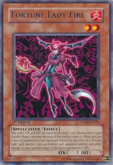 Fortune Lady Fire - ANPR-EN011 - Rare 