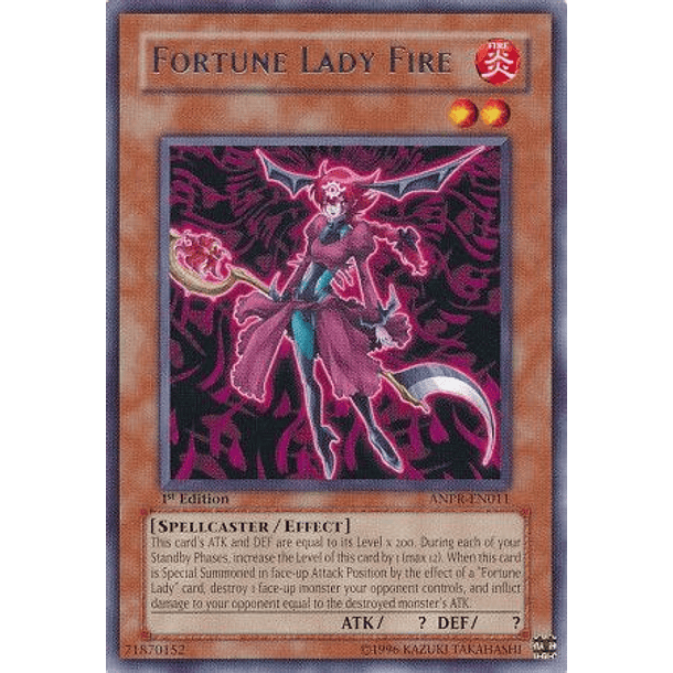 Fortune Lady Fire - ANPR-EN011 - Rare 