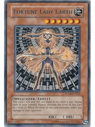 Fortune Lady Earth - SOVR-EN012 - Rare