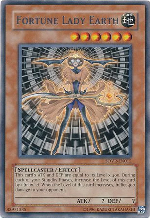 Fortune Lady Earth - SOVR-EN012 - Rare