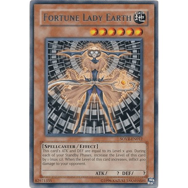 Fortune Lady Earth - SOVR-EN012 - Rare