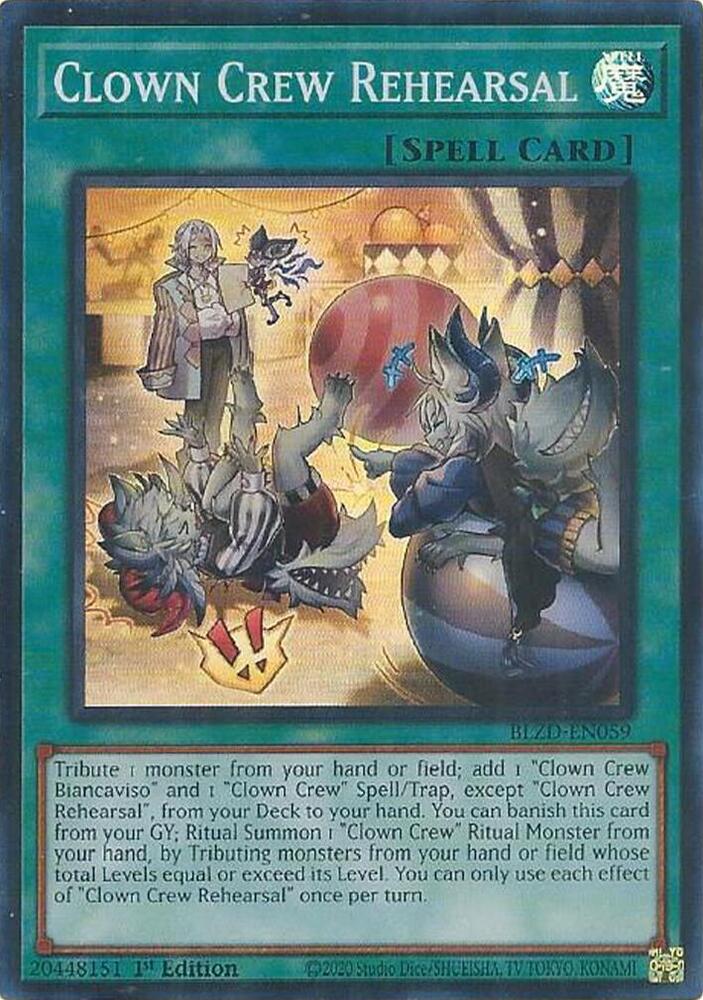 Clown Crew Rehearsal - BLZD-EN059 - Super Rare 2