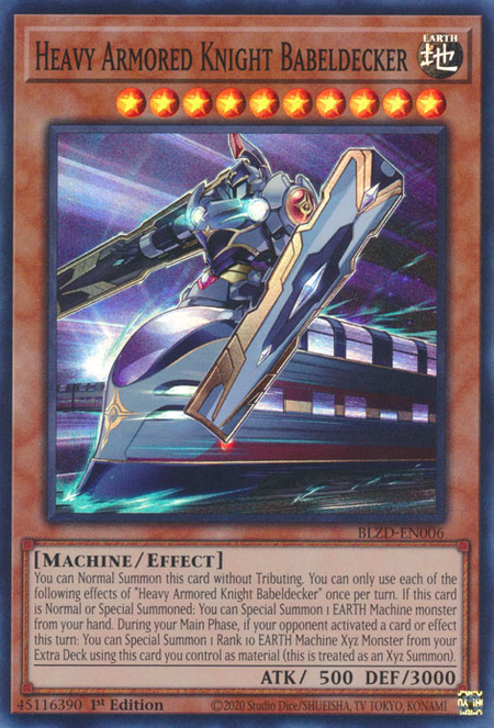 Heavy Armored Knight Babeldecker - BLZD-EN006 - Super Rare 1