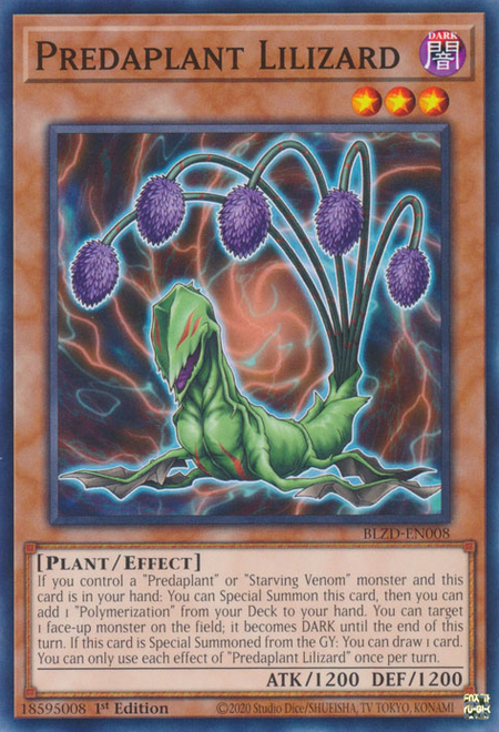 Predaplant Lilizard - BLZD-EN008 - Common 1