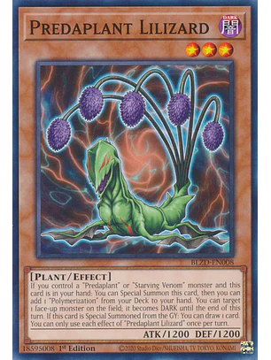 Predaplant Lilizard - BLZD-EN008 - Common