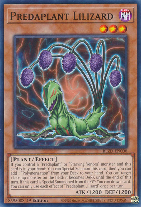 Predaplant Lilizard - BLZD-EN008 - Common