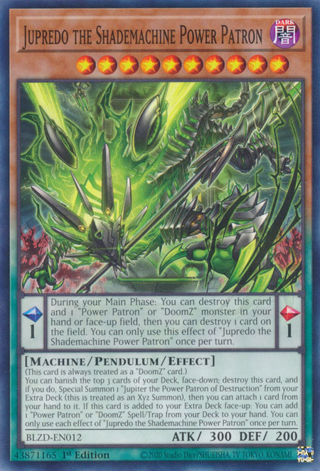 Jupredo the Shademachine Power Patron - BLZD-EN012 - Common 1
