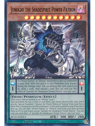 Junoldo the Shadespirit Power Patron - BLZD-EN013 - Ultra Rare