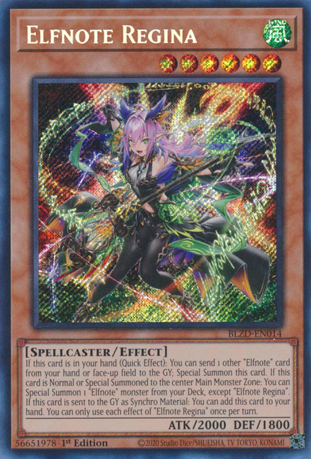 Elfnote Regina - BLZD-EN014 - Secret Rare 1