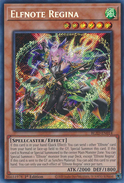 Elfnote Regina - BLZD-EN014 - Secret Rare