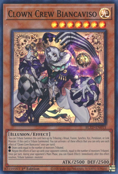 Clown Crew Biancaviso - BLZD-EN015 - Super Rare 1