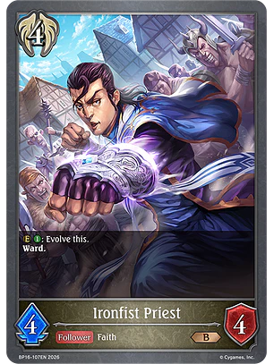 Ironfist Priest - BP16-107EN - Bronze