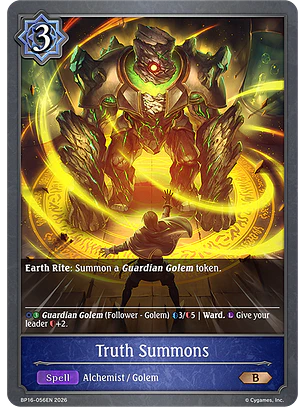 Truth Summons - BP16-056EN - Bronze
