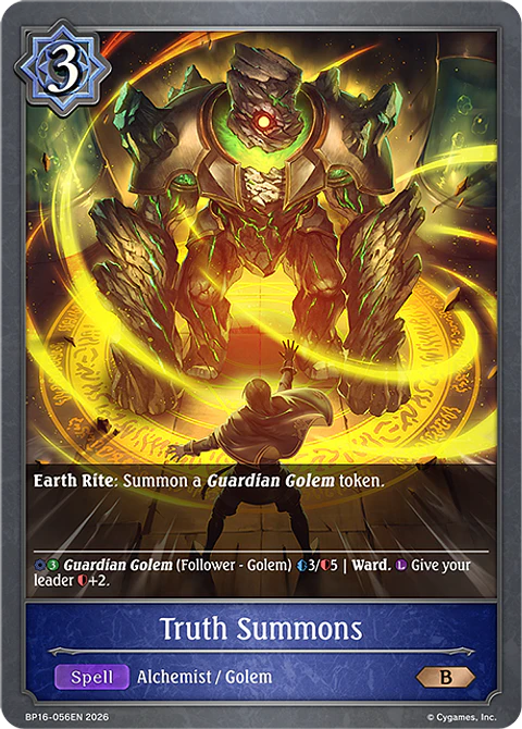 Truth Summons - BP16-056EN - Bronze