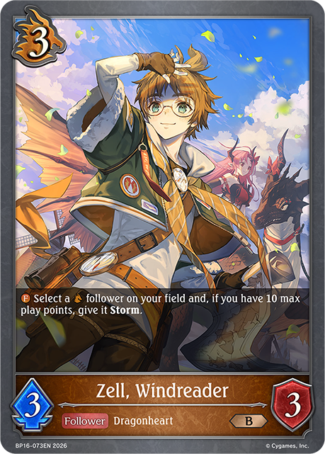 Zell, Windreader - BP16-073EN - Bronze 1
