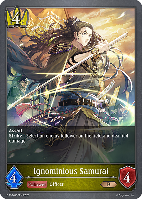 Ignominious Samurai - BP16-036EN - Bronze 1