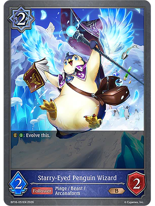 Starry-Eyed Penguin Wizard - BP16-051EN - Bronze
