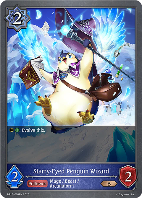 Starry-Eyed Penguin Wizard - BP16-051EN - Bronze