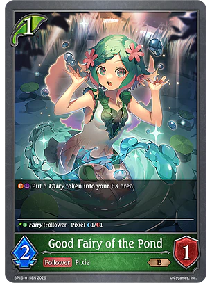Good Fairy of the Pond - BP16-015EN - Bronze