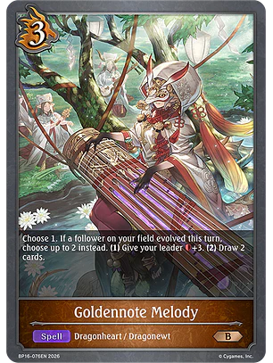 Goldennote Melody - BP16-076EN - Bronze