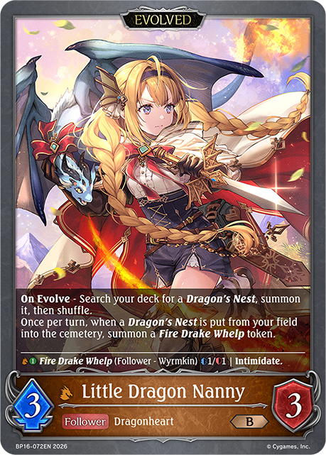Little Dragon Nanny (Evolved) - BP16-072EN - Bronze 1