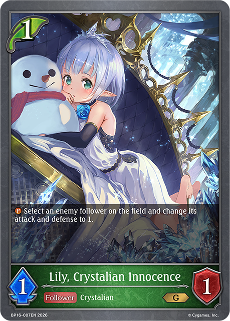 Lily, Crystalian Innocence - BP16-007EN - Gold 1