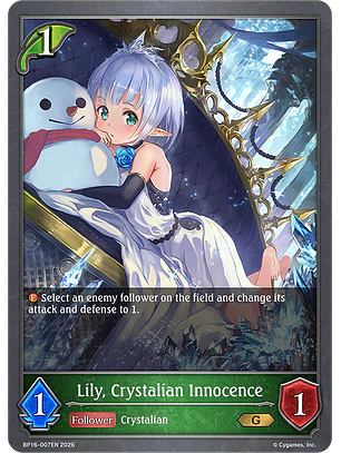 Lily, Crystalian Innocence - BP16-007EN - Gold