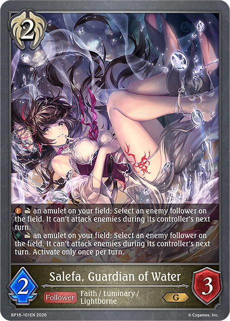 Salefa, Guardian of Water - BP16-101EN - Gold 1