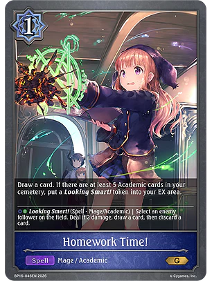 Homework Time! - BP16-046EN - Gold