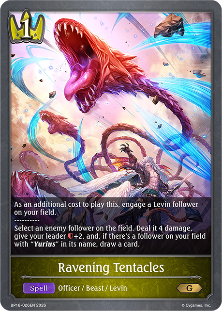 Ravening Tentacles - BP16-026EN - Gold 1