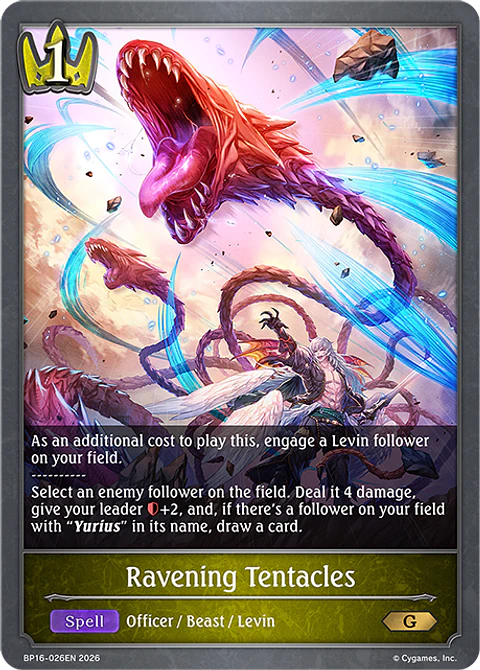 Ravening Tentacles - BP16-026EN - Gold