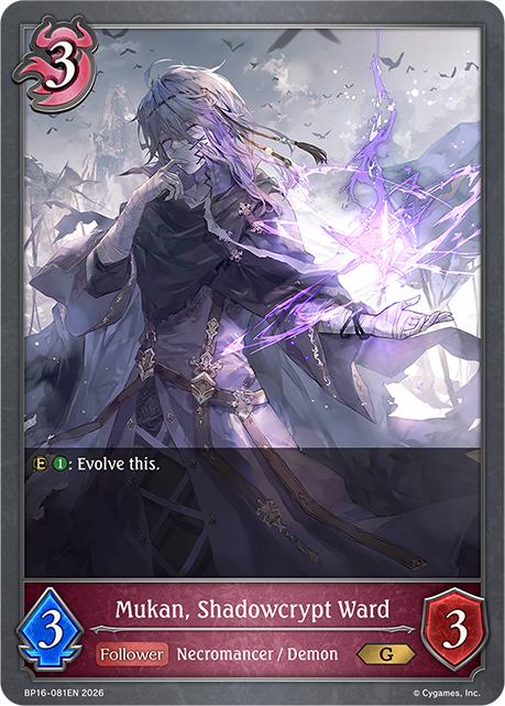 Mukan, Shadowcrypt Ward - BP16-081EN - Gold 1