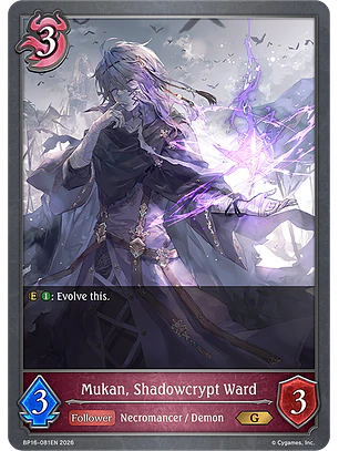 Mukan, Shadowcrypt Ward - BP16-081EN - Gold