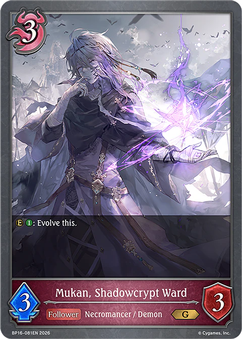 Mukan, Shadowcrypt Ward - BP16-081EN - Gold