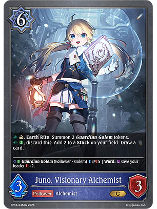 Juno, Visionary Alchemist - BP16-045EN - Gold
