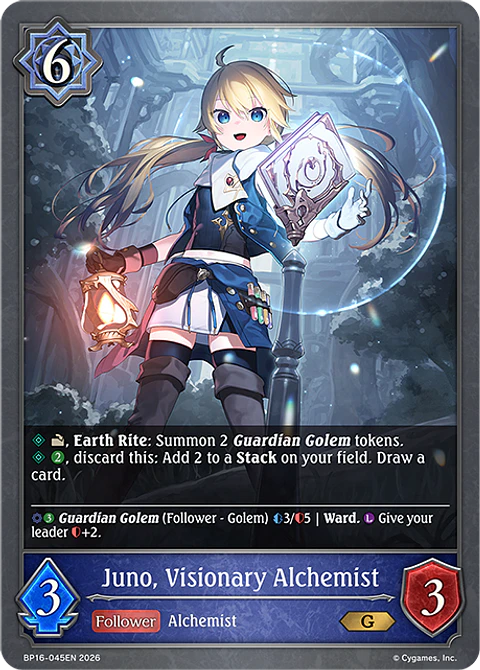 Juno, Visionary Alchemist - BP16-045EN - Gold